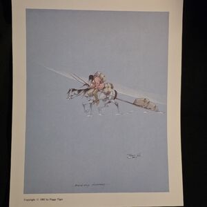 “Hardship Journey” by Peggy Tiger – 1982 Native American Art Print – $100 Each
